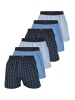 JBS Boxershorts Cotton in Dunkelblau / Hellblau