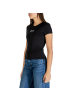 Tommy Hilfiger Schwarz Recycelte Baumwolle T-Shirt