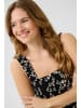 Kaffe Kleid KAthora Regular fit in Black/Chalk/Red Petit Fleur