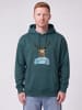 wat? Apparel Sweatshirt Hirsch in Petrol