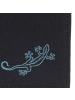 oxmox New Cryptan Geldbörse RFID Schutz 11 cm schwarz-lizard 2.0 cyan