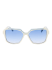 Ana Hickmann Frauen Sonnenbrille Geometrisch Weiß