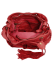 Samantha Look Handtasche echt Leder in rot
