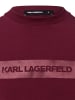 Karl Lagerfeld T-Shirt in bordeaux