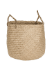 Beliani 2er-Set Korb HALONG in Naturfarben/Beige