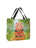 Mr. & Mrs. Panda Shopper Roter Panda Design ohne Spruch in Weiß