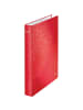 Leitz Ringbuch Wow A4 Pappe laminiert 2 Ringe 25mm rot
