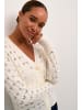 Kaffe Strickjacke KAelena Regular fit in Chalk