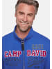 CAMP DAVID  Sweatjacke in blau