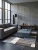 KADIMA DESIGN Teppichläufer Patchwork pflegeleicht Wohnzimmer Schlafzimmer Flur in Grau