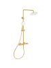 Beliani Wannenarmaturen PUYEHUE in Gold - (W) 24 x (H) 81 x (L) 30 cm