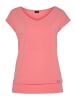 H.I.S. Funktionsshirt in anthrazit-rosa