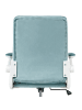 Beliani Bürostuhl DANDY in Blau/Weiß - (W) 58 x (H) 95 x (L) 58 cm