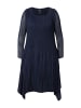 Ulla Popken Midikleid in dunkles marine