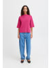 ICHI Strickpullover IHBOSTON Baggy fit in Pink Yarrow