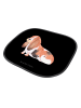 Mr. & Mrs. Panda Sonnenblende Auto Hund Basset Hound ohne Spruch in Schwarz