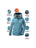 Killtec Outdoorjacke KOW 140 in Rauchblau