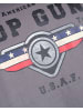 TOP GUN T-Shirt TG20213022 in dark anthra