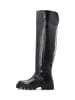 Bianco Overknee Stiefel in BlackCroco