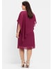 sheego Cocktailkleid in himbeere