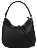 Samantha Look Handtasche echt Leder in schwarz