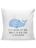 Mr. & Mrs. Panda Dekokissen Sofa Wal Konfetti mit Spruch in Weiß