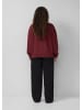 QS Sweatshirt in 3900_bordeaux