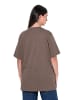 Ulla Popken Shirt in dunkles taupe