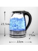 Adler Europe AD 1225 Wasserkocher 1,7 L – LED, Sedimentfilter in Schwarz