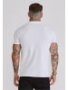 SikSilk Polo Shirt in white
