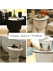 COOTAB Cooler Table 3-in-1 Loungetisch mit Edelstahl-Kühler Paris 43 cm in Champagner