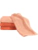 Erwin Müller Frottier Gästetuch 4er-Pack Bühl in apricot/orange