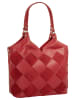 Samantha Look Shopper echt Leder in rot