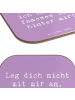 Mr. & Mrs. Panda Untersetzer Spruch Im Team zuMenschmenarbeiten mit... in Lavendeltraum