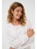 Cream Langarm-Bluse CRIlona Regular fit in Snow White