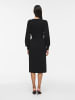 Vila Strickkleid in Black