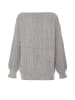 Tanuna Strickpullover in Grau