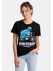 Logoshirt T-Shirt Sesamstrasse - Krümelmonster Motorrad in schwarz