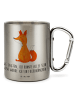 Mr. & Mrs. Panda Becher Aus Edelstahl Einhorn Wunsch mit Spruch in Silber
