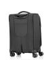 Pack Easy GoUp 4 Rollen Kabinentrolley S 53 cm mit Dehnfalte schwarz