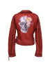 Roberto Geissini Okkea Lederjacke Rot
