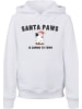 F4NT4STIC Hoodie Santa Paws Christmas Cat in weiß