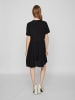 Vila Lockeres Sommer Dress Stufen-Look Volant Kleid mit V-Neck in Schwarz