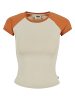 Urban Classics T-Shirt in softseagrass/vintageorange