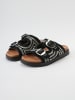 KOROSHI Flat women's sandal in SCHWARZ
