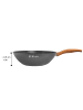 Stoneline Wok 30 cm in Braun (Griff)