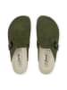 VITAFORM Veloursleder Clogs in avocado