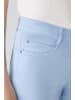 Oui Caprihose slim fit, mid waist in light blue