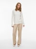 Vila Strickpullover in White Alyssum