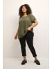 KAFFE curve Kurzarm-Bluse KCami A-shape in Grape Leaf